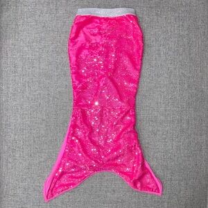 Hot Pink Sequin Mermaid Tail Swimsuit Cover Shade Critters YXXS (fits like 4T)